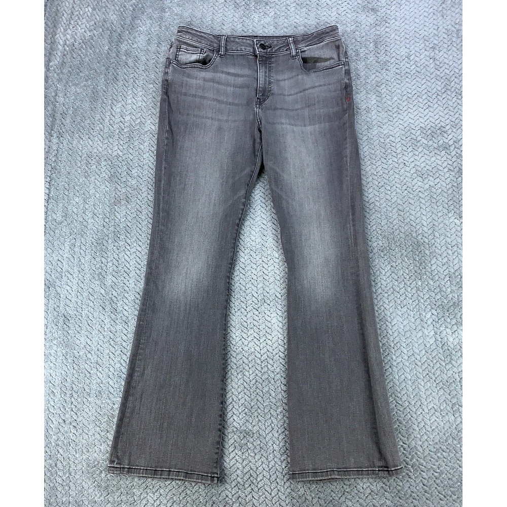 Warp + Weft Jeans Women's Size 31 Gray Portland Bootcut PDX Faded Stretch 32x32